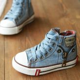 Tenis jeans em lona
